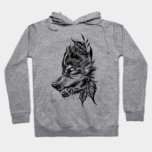 The Wolf (black version) Hoodie